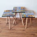 Hanah home set stolića za kafu 3Shp59, 3 dijela, šareni | Eponuda.ba