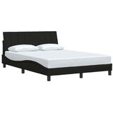  Okvir kreveta bez madraca Hanko crni 120 x 200 cm od tkanine | shoptok.hr