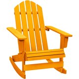  Vrtna stolica za ljuljanje Adirondack od jelovine narančasta | shoptok.hr