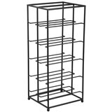 PT LIVING Crni metalni držač za boce vina broj boca 10 kom 25x57x22,5 cm Dual Floor – | shoptok.hr