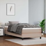  Box spring postelja z vzmetnico kapučino 100x200cm umetno usnje, (20684999) Cene
