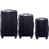 WINGS set od tri kofera Kestrel od ABS materijala veličine L M S tamnoplavi | shoptok.hr