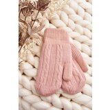 Aura.via Warm Women's Single-Finger Pink Gloves | shoptok.hr