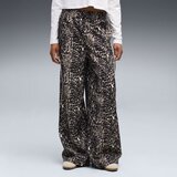 Puma Ženski donji deo trenerke Sport Animal Relaxed Aop Wide Leg Woven Pants, 694005-81, Šarene Cene
