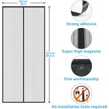 4UMOR magnetno komarno vratno mrežo – 150 × 225 cm | Shoptok.si
