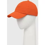Boss Pamučna kapa sa šiltom ORANGE boja: narančasta, glatka