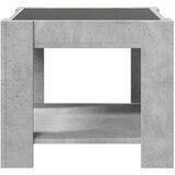  Stolić za kavu LED siva boja betona 53x53x45 cm drveni | Eponuda.com