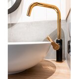 KUCHINOX slavina za sudoper alanis crna/rose gold | shoptok.hr