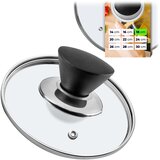KADAX stekleni pokrov 18 cm univerzalni toplotno odporen pokrov za lonce in ponev, (5000355938) | Shoptok.si