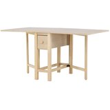 Venture Home Edward rastezljivi pravokutni blagovaonski stol 30 &amp;times; 80 cm, izbijeljeni (whitewash) Slike