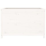  Povišena vrtna gredica bijela 119,5x82,5x78 cm masivna borovina | Eponuda.ba