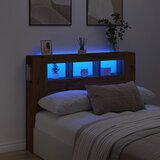 vidaXL LED uzglavlje boja hrasta artisan 140x18,5x103,5 cm drveni Cijene