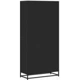  Polica za knjige crna 80,5x35x170,5 cm izrađeno drvo | shoptok.hr
