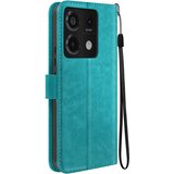 Oem Mayaxess, Torbica s preklopom za Xiaomi Redmi Note 13 Pro 5G Zaščita z zapestnim trakom Večnamenska zaklopka, Turkizna, (5000215592) | Shoptok.si