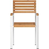  Vrtna stolica 4 pcs Prirodna nafta Čvrsto teak drvo | shoptok.hr