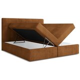 Makamii Boxspring krevet s prostorom za odlaganje 160x200 cm boje terakote Palta – | shoptok.hr