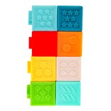 Set 20 senzoričnih žogic in kock z različnimi vzorci - pisan | Shoptok.si