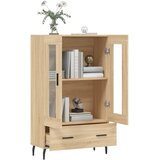  Visoka komoda boja hrasta 69,5 x 31 x 115 cm konstruirano drvo | shoptok.hr
