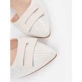 GOODIN White sandals with an open heel | Shoptok.si