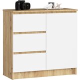 AKORD KOMODA K80 JERRY 1D 3SZ PK DĄB ARTISAN / BELO, (21702975) Cene