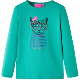  Dječja majica s dugim rukavima jarkozelena 116 | shoptok.hr