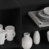  Kreveta Crni hrast 120 x 30 x 75 cm Konstruirano drvo | shoptok.hr