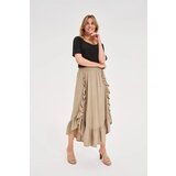 Marisse Olive Ruffle Skirt | ePonuda.com