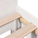 vidaXL Posteljni okvir brez vzmetnice bel 90x200 cm trdna borovina | Shoptok.si