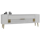 Hanah home tv polica Retrolp4 white gold