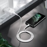 Hoco pametni hišni polnilec N2 z USB vtičem in s polnilnim kablom Micro USB 2,1A - bel | Shoptok.si