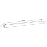 Profil za rubove vrta 10 kom. 100 x 6 x 5 cm Čelik Crna - Crna 100 x 6 x 5 cm 10 | shoptok.hr