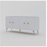 Hanah home komoda owen white gold