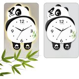 Smania PandaTime™ plešući LED zidni sat sa pandom | Eponuda.com