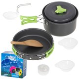  Set posuđa za kampiranje - lonac, tava i pribor | shoptok.hr