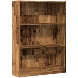 vidaXL Regal za knjige boja starog drva 80x24x109 cm konstruirano drvo Cijene