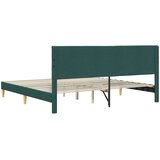  Krevetna konstrukcija Tamnozelena 200 x 200 cm Tkanina | shoptok.hr