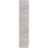  Vitrina siva boja betona 82 5 x 30 5 x 150 cm od iverice | shoptok.hr