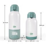 Kinderkraft GAJA prijenosni grijač - bočica/termosica s baterijom 500 ml, Green | shoptok.hr