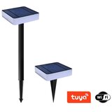  Immax NEO 07911L - LED RGB prigušiva solarno svetlo 1W/5V četvrtasto IP54 Tuya | Eponuda.com