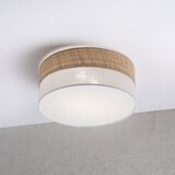  stropno svetlo sirja double boho 2xE14/15W/230V prečnik 35 cm bež/bela | Eponuda.com