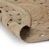  Ukrasni pleteni tepih od jute 180 cm okrugli | shoptok.hr