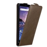Cadorabo Ohišje, združljivo z Nokia 7 PLUS v kava rjava - Zaščitni ovitek v obliki flipa z magnetnim zapiranjem, (20562396) | Shoptok.si