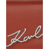 Karl Lagerfeld Torba preko ramena hrđavo crvena / srebro | shoptok.hr