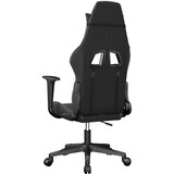  Masažna igraća stolica crno-siva od umjetne kože | shoptok.hr