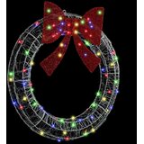  Vijenac s 80 LED svjetlima Šareni 92 x 92 x 9,5 cm Akril | shoptok.hr
