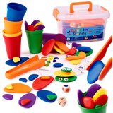  Kreativna montessori slagalica sa šarenim kamenčićima | shoptok.hr