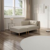 Bessagi Home počivalnik fanny, bež, s taburejem | Shoptok.si