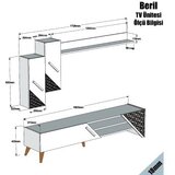 Hanah home tv polica beril cream