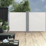 vidaXL Zložljiva stranska tenda krem 120x600 cm, (20609873) Cene