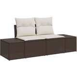  7-delna vrtna sedežna garnitura z blazinami Rjava Poly Ratan, (22090821) | Shoptok.si